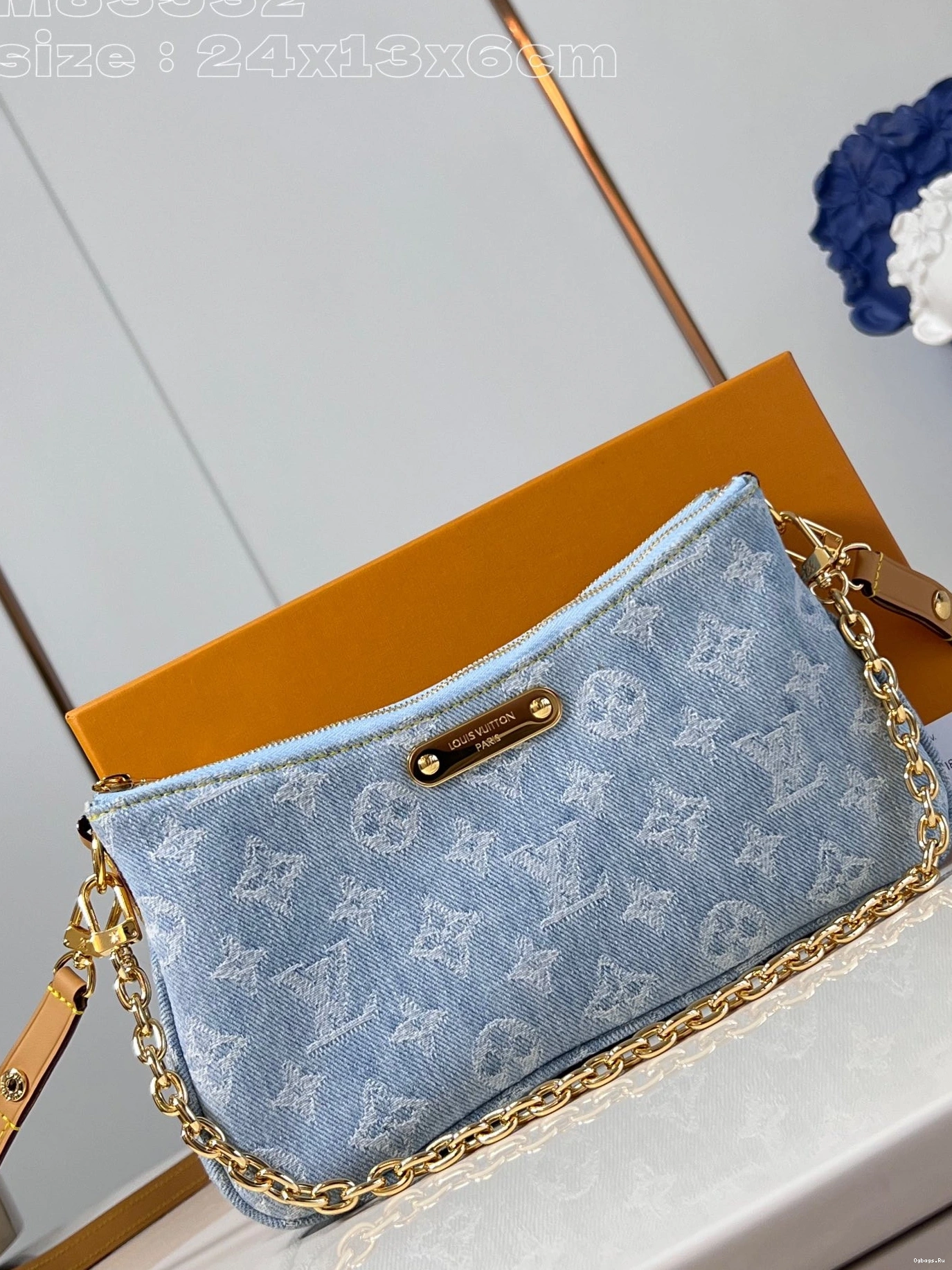 VUITTON pochette double LOUIS -24.5*13.5*6.5CM Liv 0426